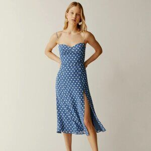 Reformation Juliette Dress - Lazuli 10P (Petite)/8 Regular
